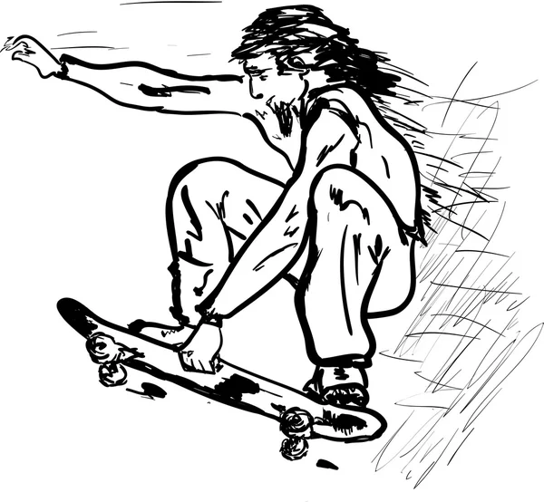 SKATEBOARD สหรัฐอเมริกา — ภาพเวกเตอร์สต็อก