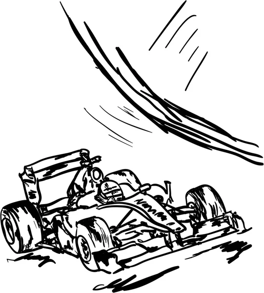Formule 1, vitesse et sport — Image vectorielle
