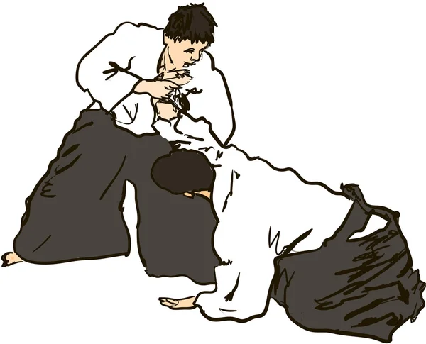 Aikido elke dag — Stockvector