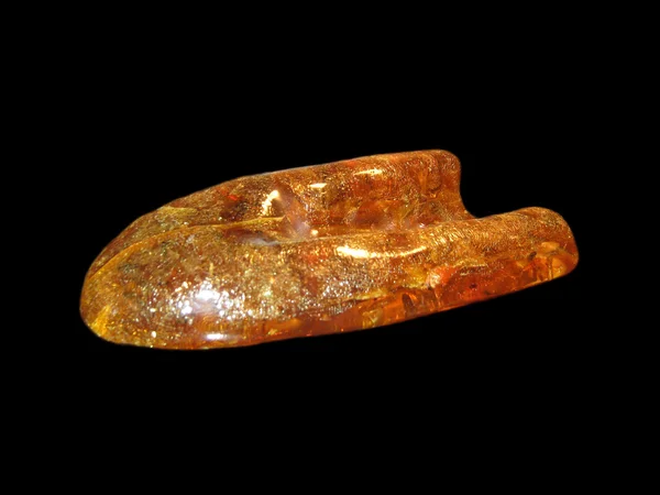 Amber form Colombia on black background — Stock Photo, Image