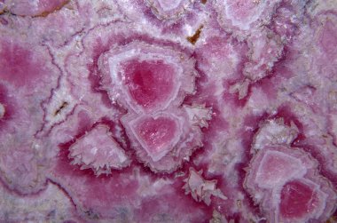 texture of natural pink rhodochrosite clipart