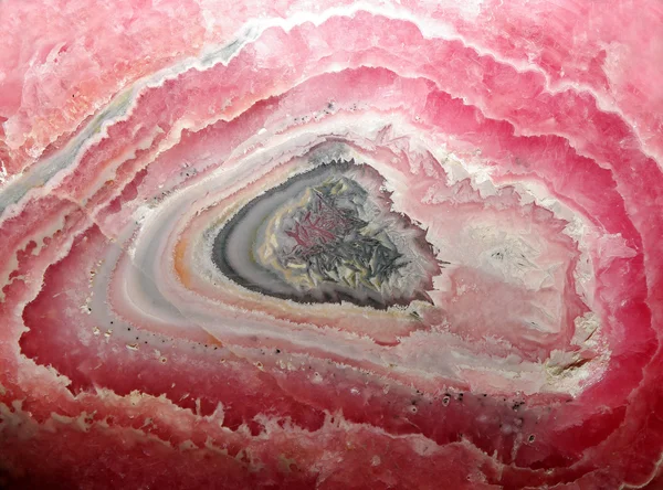 Přírodní Kámen Rhodochrosite Textura — Stock fotografie