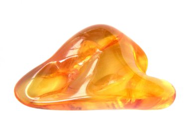 Beyaz baltık kehribar parçası