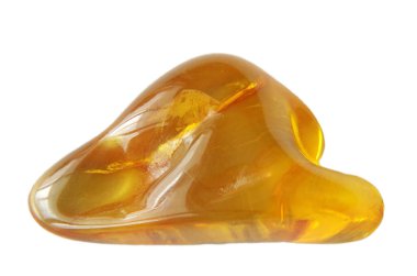 Beyaz baltık kehribar parçası