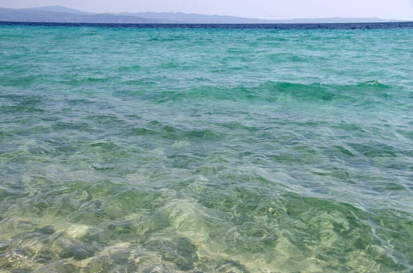 ギリシャの美しい青い海 — ストック写真