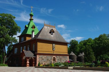 Kuremae 'deki Puhtica Ortodoks Manastırı. Estonya. Avrupa