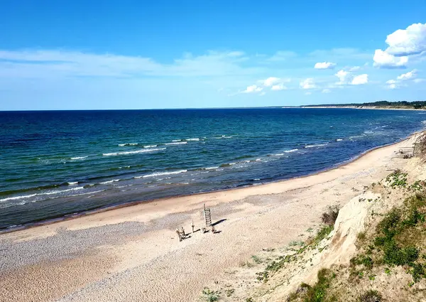 Hermoso Mar Báltico Azul — Foto de Stock