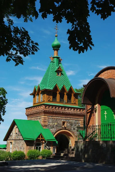 Monastero Ortodosso Puhtica Kuremae Estonia Europa — Foto Stock