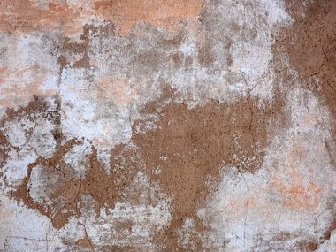 Eski bir evin duvarını soymak ve kırmak, grunge arkaplan