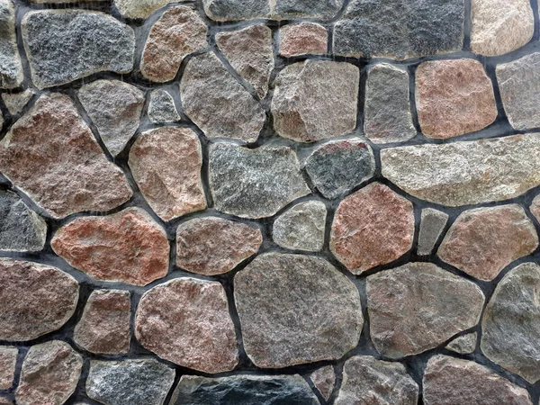 花崗岩の大きな石壁の質感 — ストック写真