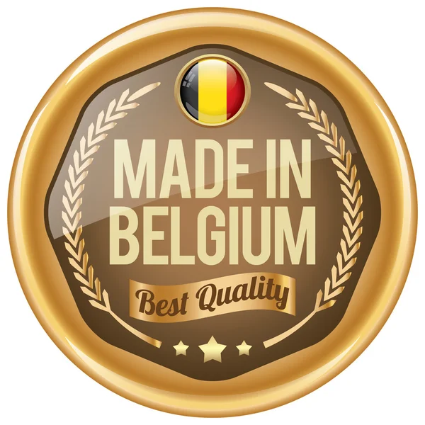 Made in belgium icône — Image vectorielle