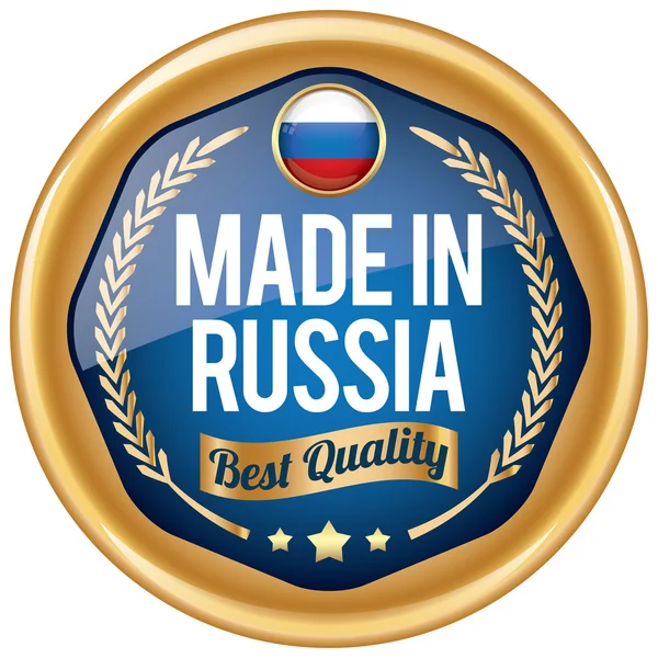 Made in russia icon — Stock Vector