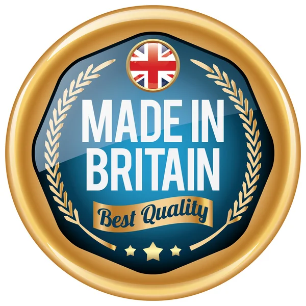 Made in britain icon — Stock Vector