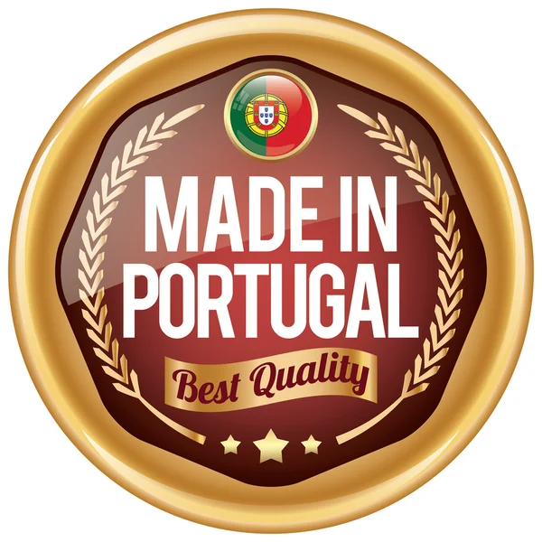 Fabriqué en portugais — Image vectorielle