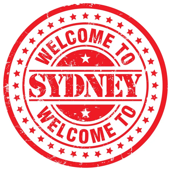 Benvenuti a Sydney — Vettoriale Stock