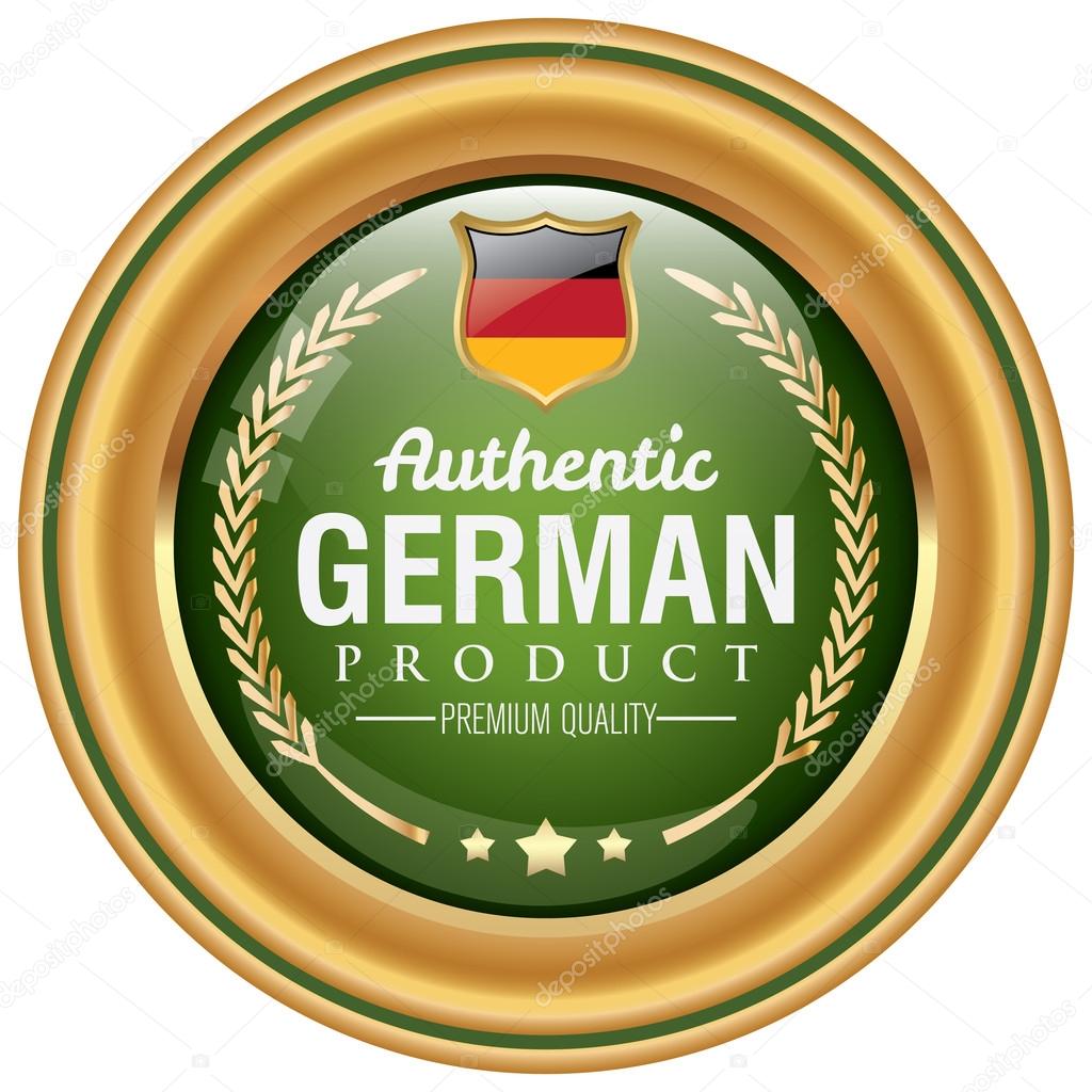 German product icon Stock Vector Image by ©mediterranean 111798824