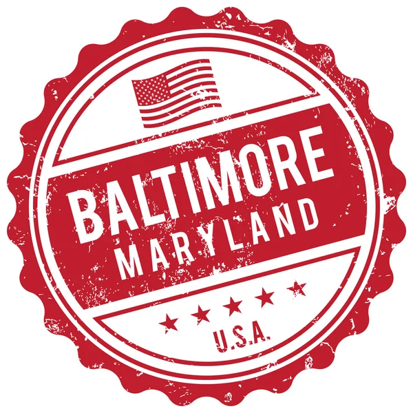 Baltimore Maryland stamp — Stock Vector