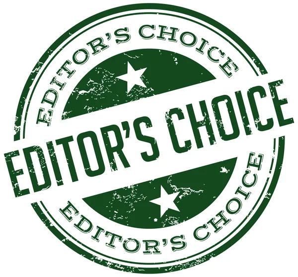 Печать выбора редактора — стоковый вектор