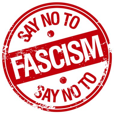 Say no to fascism clipart