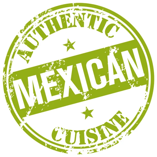 Mexican cuisine stamp — Stock Vector