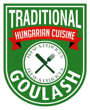 Macar gulaş etiketi