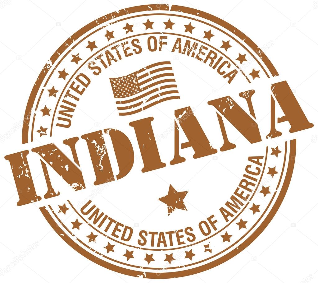Indiana stamp