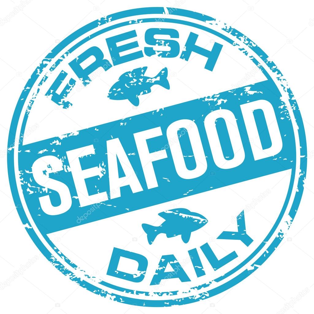 Seafood stamp Stock Vector Image by ©mediterranean 53070783