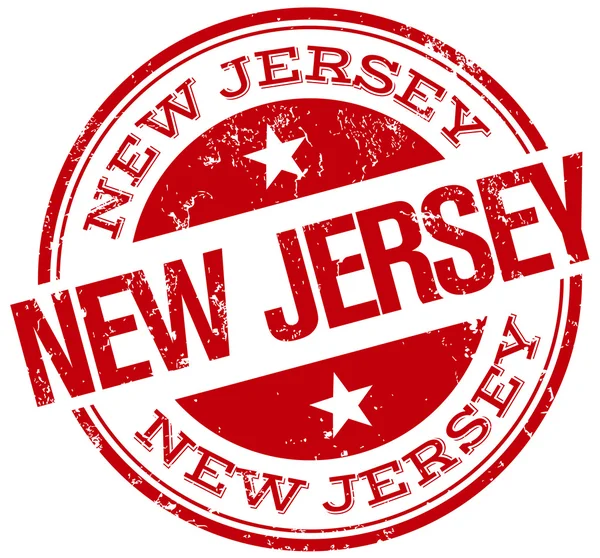 New jersey stamp — Stock Vector