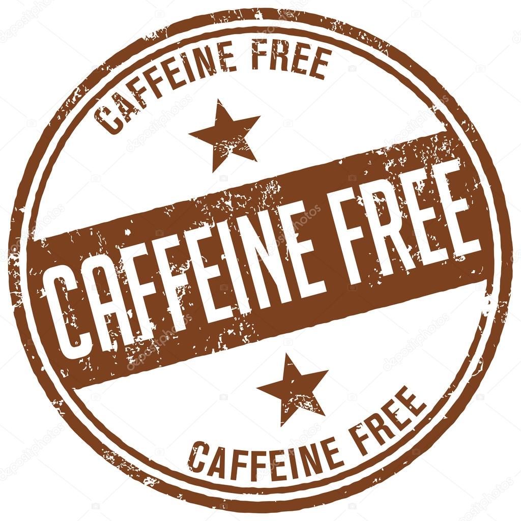 Caffeine free stamp