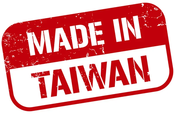 Made in taiwan stempel — Stockvector