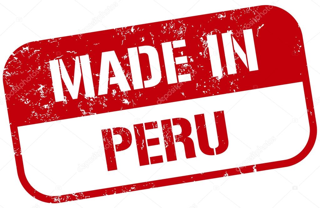 Made in peru stamp Stock Vector Image by ©mediterranean 53505607