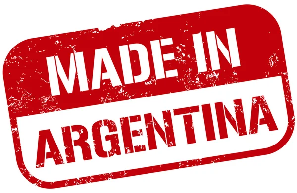 Made in argentina francobollo — Vettoriale Stock