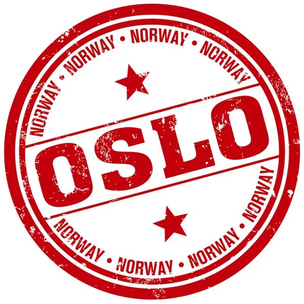 Sello Oslo — Vector de stock