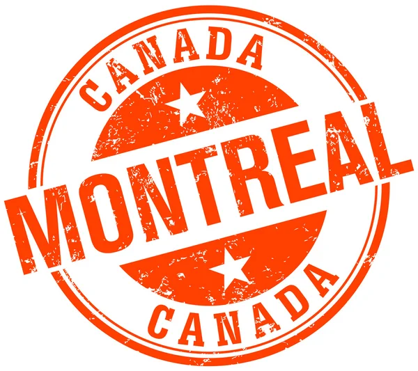 Montreal stämpel — Stock vektor