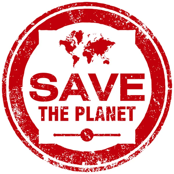 Save the planet — Stock Vector