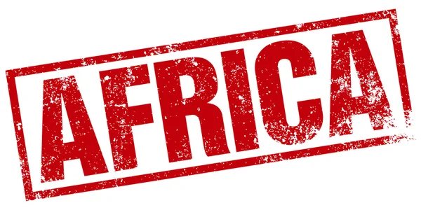 Timbre Afrique — Image vectorielle