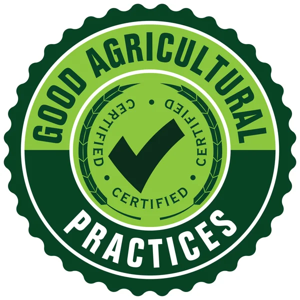 Сельскохозяйственная сертификация — стоковый вектор