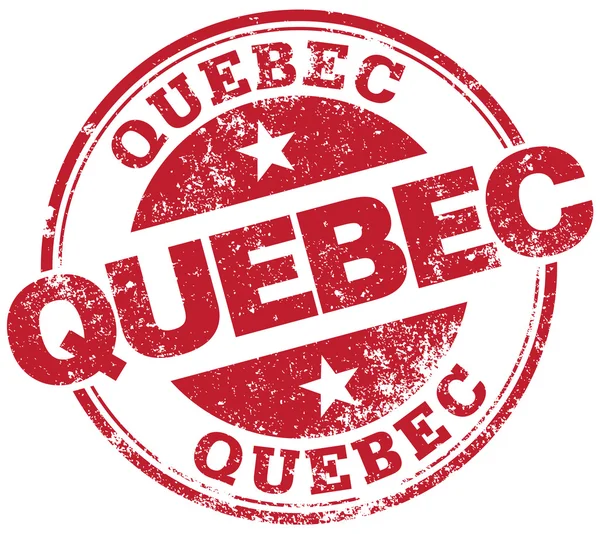 Sello Quebec — Vector de stock