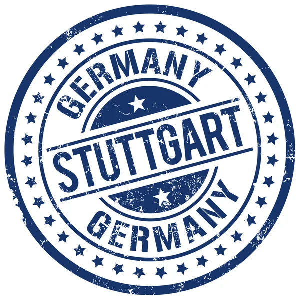 Stuttgart germany stamp — 스톡 벡터