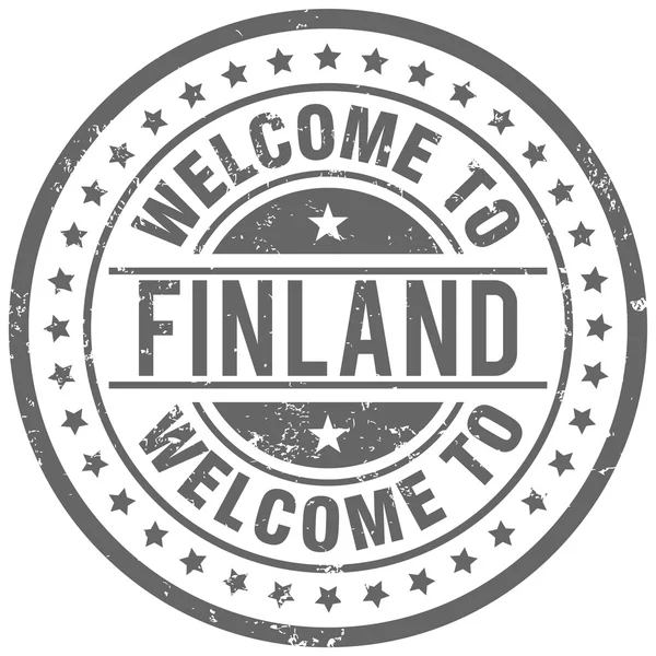 Bienvenue en Finlande — Image vectorielle