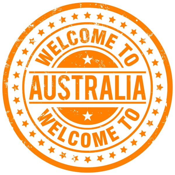 Benvenuti in Australia — Vettoriale Stock