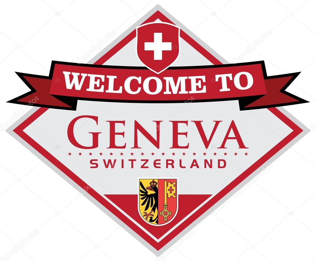 geneva switzerland sticker