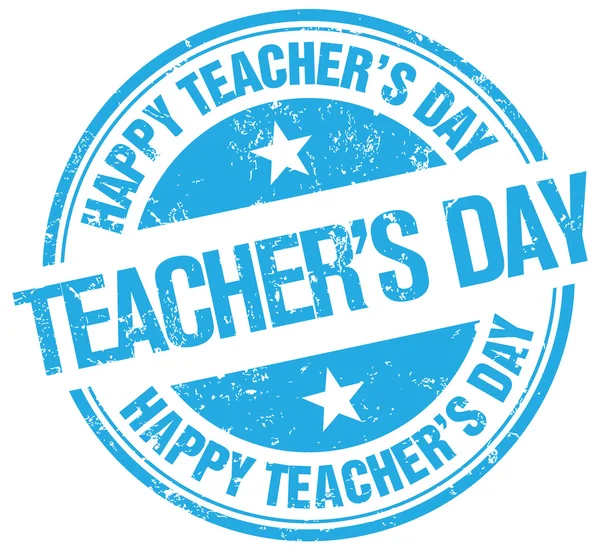 Teachers day stamp — Stock Vector
