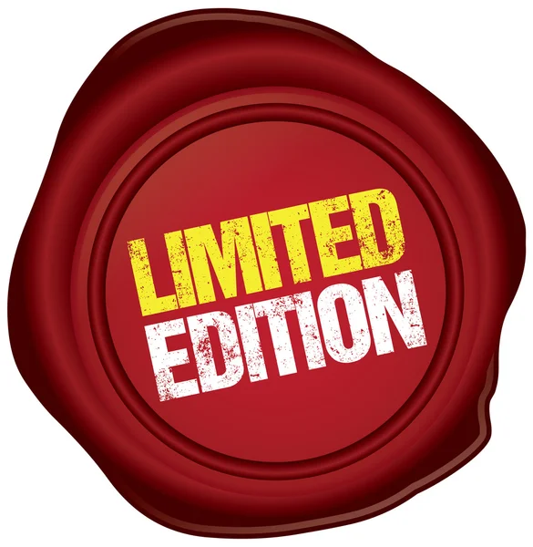 Limited edition seal — Stock Vector