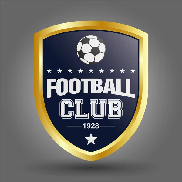 Fotboll club emblem — Stock vektor