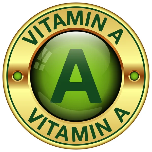 A-vitamin ikonen — Stock vektor