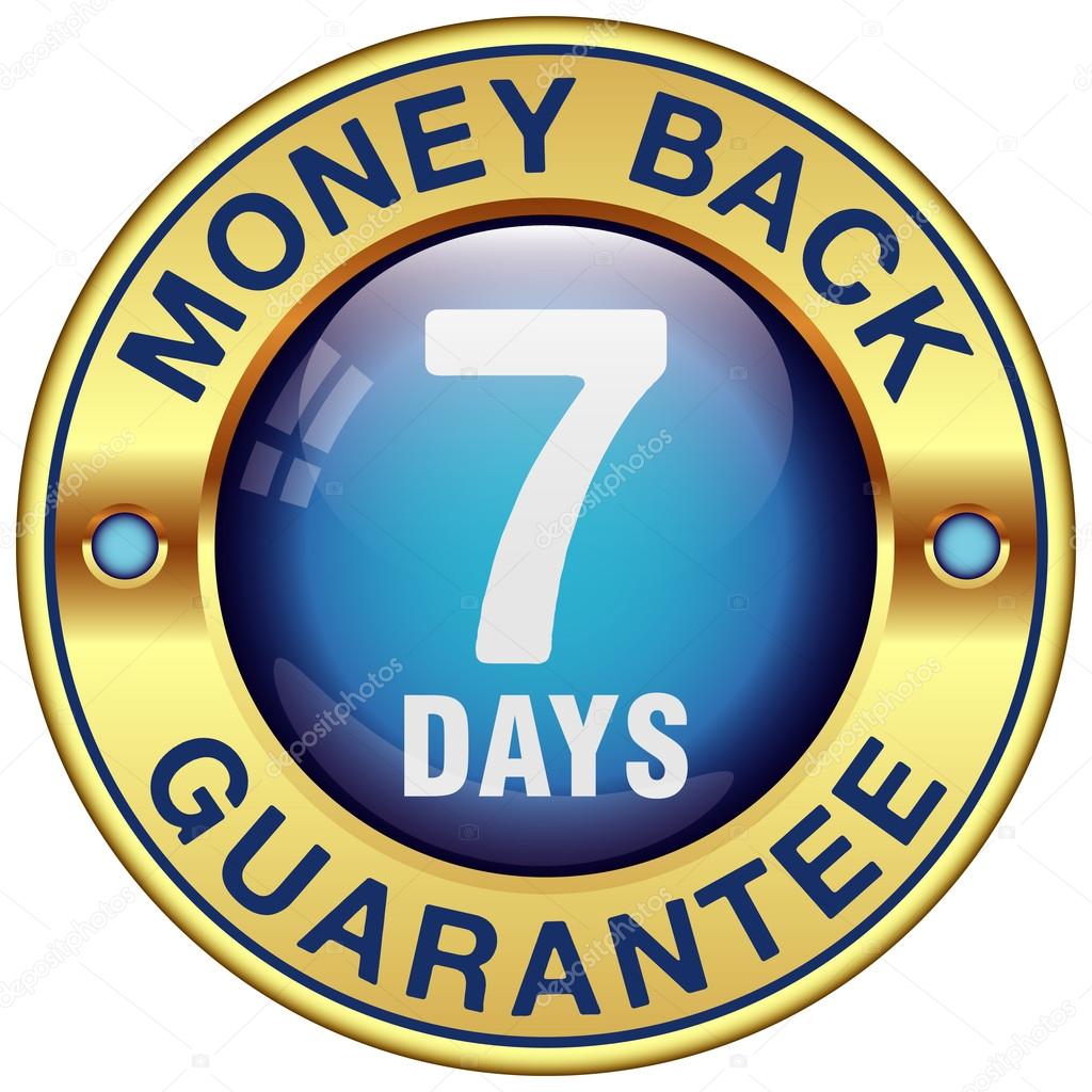 7 days money back guarantee