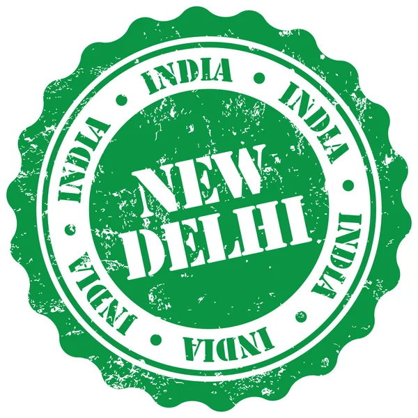 Нью-Дели Индийская марка — стоковый вектор