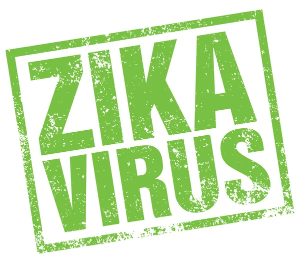 Timbre du virus zika — Image vectorielle