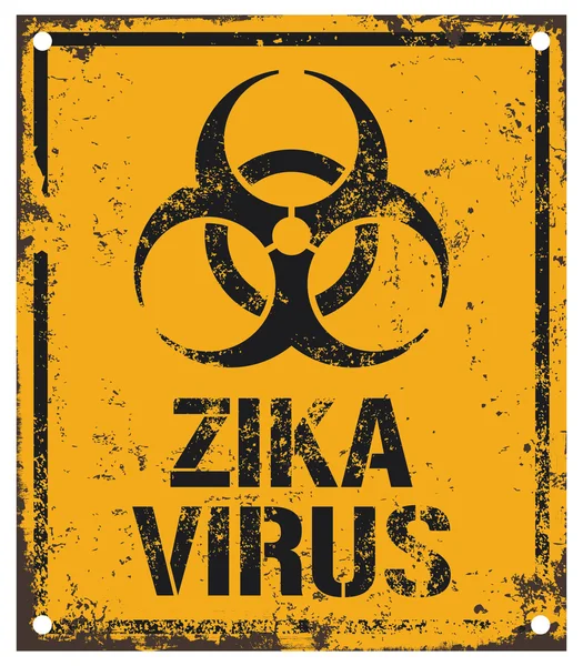 Signe du virus Zika — Image vectorielle